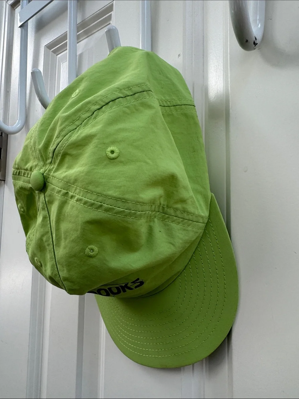 Brooks Lime Green Hat with Black Logo